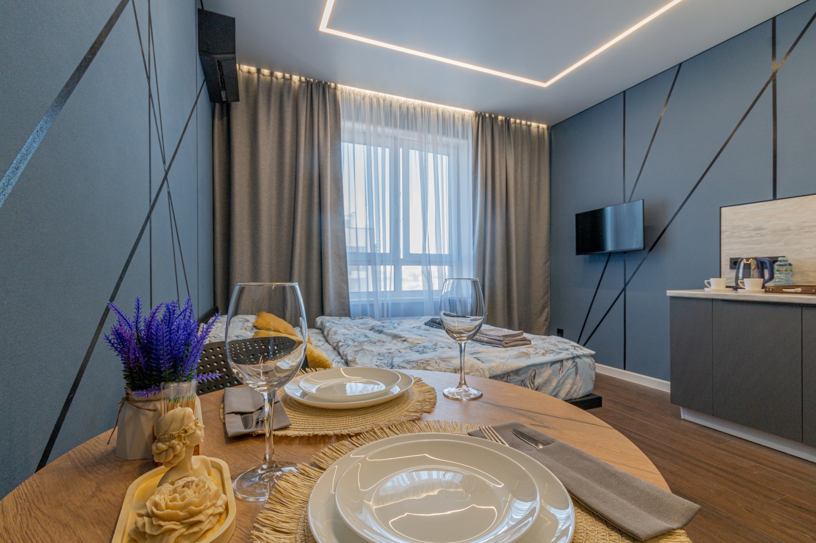 Уютная Однокомнатная-Студия в Новом Районе 